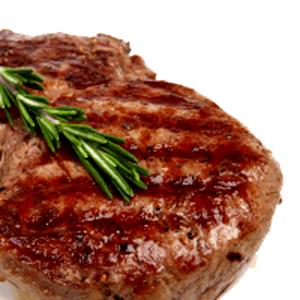 1 Cubic Inch Boneless Cooked Veal Cutlet or Steak