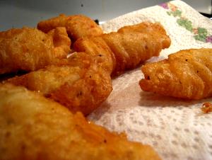 1 Cubic Inch Boneless Fried Battered Trout