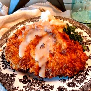 1 Cubic Inch Boneless Fried Pork Steak or Cutlet (Lean and Fat Eaten)