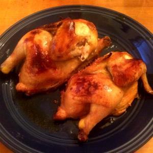 1 Cubic Inch Boneless Roasted Cornish Game Hen (Skin Eaten)