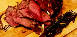 1 Cubic Inch Boneless Roasted Venison/Deer
