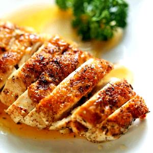 1 Cubic Inch Boneless, Skin Removed Roasted Broiled or Baked Chicken Breast (No Salt Added, Skin Not Eaten)