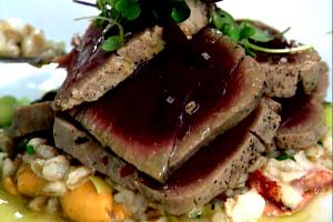1 Cubic Inch Boneless Steamed or Poached Tuna