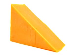 1 Cubic Inch Cheddar or Colby Cheese (Lowfat)