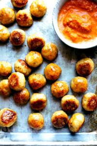 1 Cubic Inch Chicken Meatballs