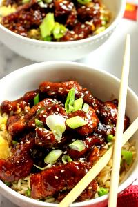 1 Cubic Inch Chicken or Turkey Teriyaki (Chicken or Turkey with Soy-Based Sauce)