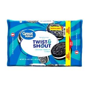 1 Cubic Inch Chocolate Coated or Striped Chocolate Sandwich Cookie