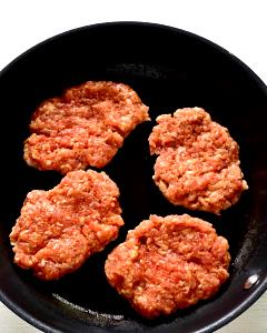 1 Cubic Inch Cooked Ground or Patty Pork