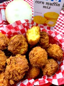1 Cubic Inch Cornbread Hush Puppy