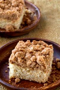 1 Cubic Inch Custard Filled Crumb or Quick-Bread Type Coffee Cake