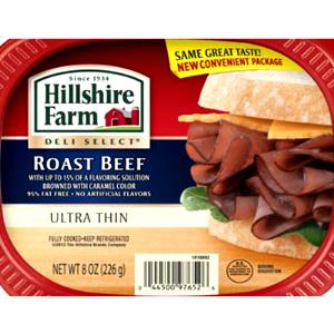 1 Cubic Inch Deli Sliced Beef Luncheon Meat