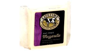 1 Cubic Inch Nonfat or Fat Free Mozzarella Cheese