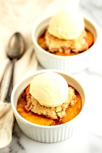 1 Cubic Inch Peach Cobbler