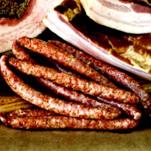 1 Cubic Inch Smoked Pork Sausage Link