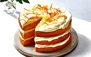 1 Cubic Inch Sweetpotato Cake with Icing