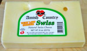 1 Cubic Inch Swiss Cheese (Low Sodium)