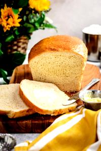 1 Cubic Inch Toasted White Bread (Home Recipe or Bakery)