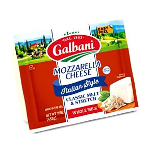 1 Cubic Inch Whole Milk Mozzarella Cheese