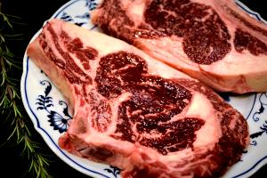 1 Cubic Inch, With Bone Cooked (yield After Bone Removed) Steak