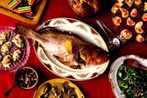 1 Cubic Inch, With Bone (yield After Bone Removed) Baked or Broiled Porgy