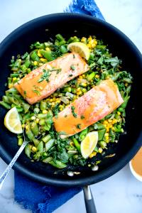 1 Cubic Inch, With Bone (yield After Bone Removed) Fried Battered Salmon