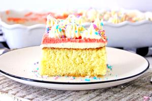 1 Cubic Inch Yellow Cake (Home Recipe or Purchased)