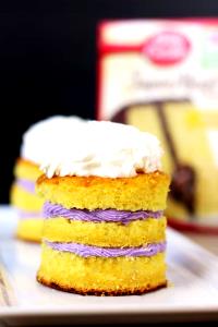 1 Cubic Inch Yellow Cake Pudding Mix with Icing (Oil, Egg Yellows, and Water Added)
