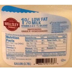 1 cup 1% Low Fat Milk