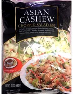1 cup (100 g) Asian Cashew Chopped Salad (Salad Only)