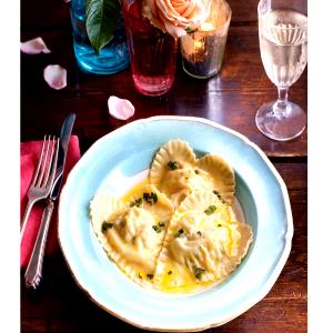 1 cup (100 g) Dungeness Crab Ravioli