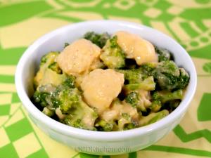 1 cup (110 g) Broccoli and Cauliflower with Cheese Sauce