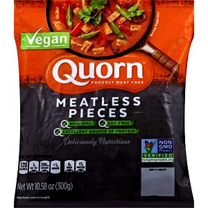 1 cup (110 g) Meatless Pieces