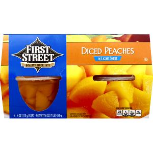 1 cup (113 g) Diced Peaches in Light Syrup