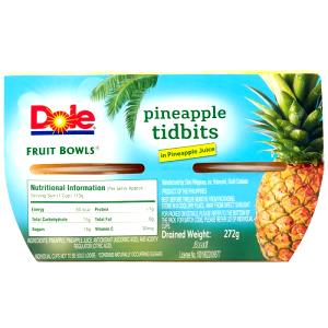 1 cup (113 g) Pineapple & Cherry in Light Syrup