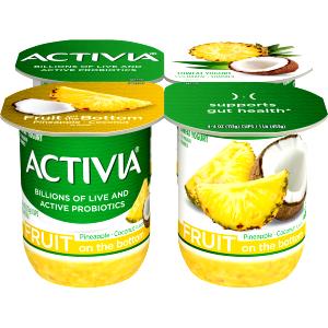 1 cup (113 g) Pineapple Yogurt with Fiber