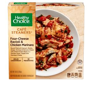 1 cup (114 g) Grilled Chicken and Four Cheese Ravioli