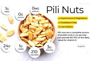 1 Cup (120.0 G) Pili Nuts, dried