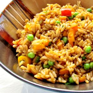 1 cup (129 g) Vegetable Fried Rice