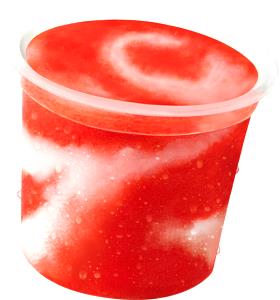 1 cup (133 g) Cherry Italian Ice
