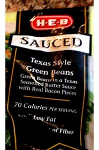 1 cup (136 g) Sauced Texas Style Green Beans