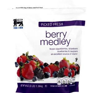 1 cup (140 g) Frozen Berry Medley