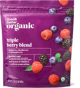 1 cup (140 g) Organic Triple Berry Blend