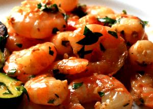 1 cup (140 g) Shrimp Scampi