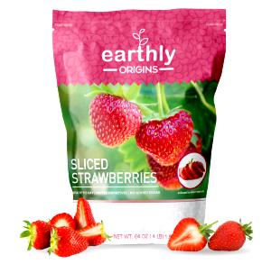 1 cup (140 g) Sliced Strawberries & Blueberries Mix