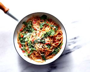 1 Cup (140.0 G) Spinach Spaghetti, cooked