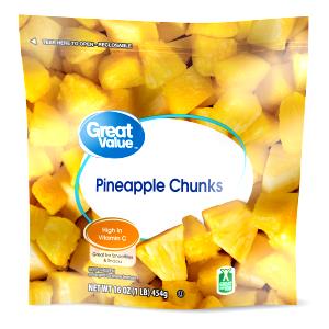 1 cup (141 g) Frozen Pineapple Chunks