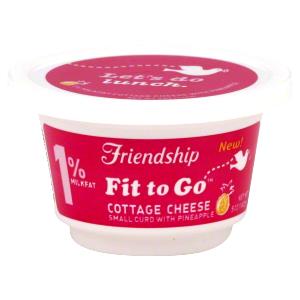 1 cup (142 g) Fit to Go Cottage Cheese with Pineapple