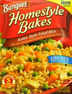 1 cup (158 g) Homestyle Bakes - Asian Style Fried Rice with Chicken