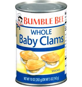 1 Cup (160.0 G) Clams, canned