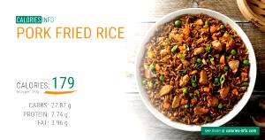 1 cup (164 g) Pork Fried Rice